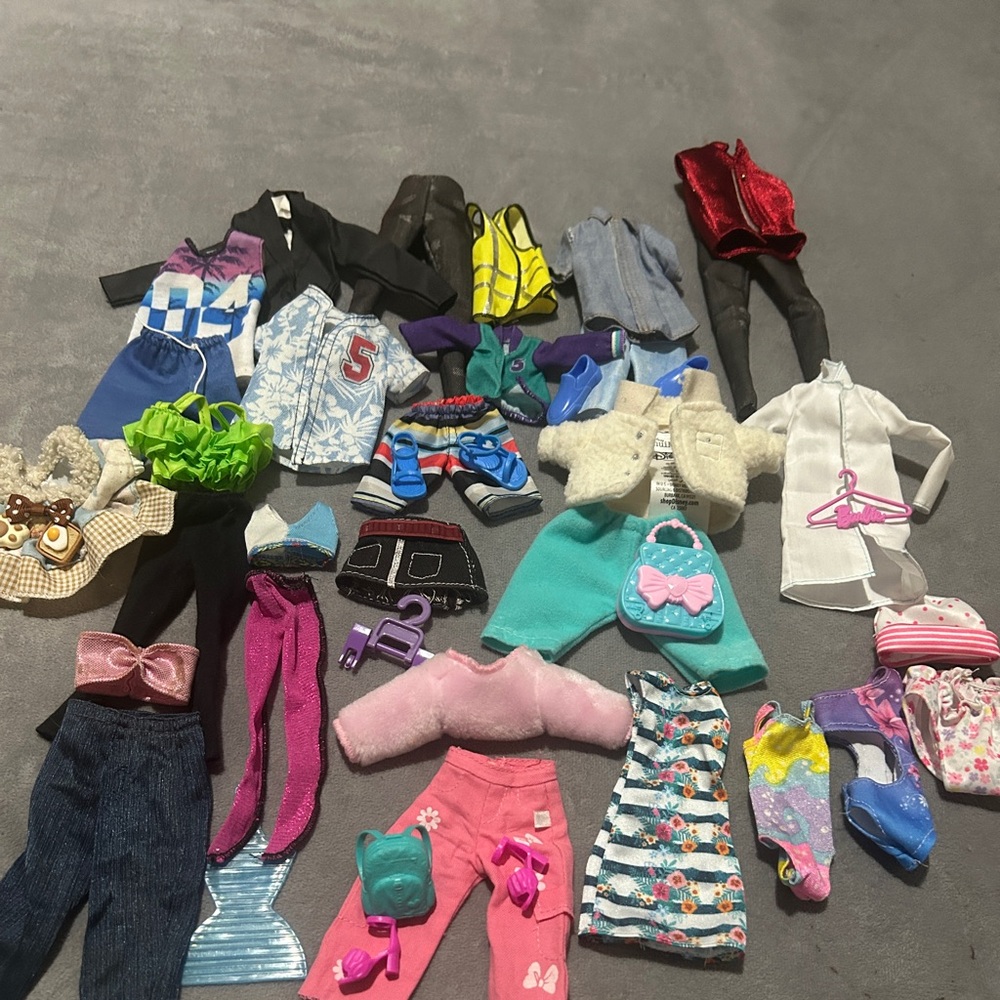 Assorted Kids Doll Clothing Set - Mixed Colors